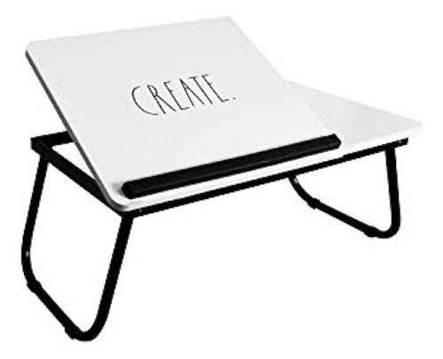 Rae Dunn Plegable Laptop Lap Desk - Mesa De Trabajo De Mader