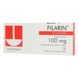 Filarin 100mg Comprimidos X 3