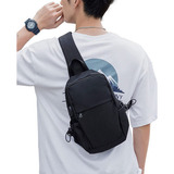 -mochila Pequeña Para Hombre, Bandolera De Viaje