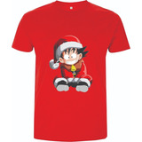 Camisetas Navideñas Navidad Goku Dragon Ball Navideño