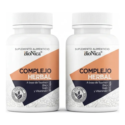 2pack Bionica Complejo Herbal Suplemento Alimenticio 30 Caps Sin Sabor | Meses sin interés