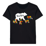 Remera Teachers Bear Autism Awareness Month Sped Tepuzzl0501