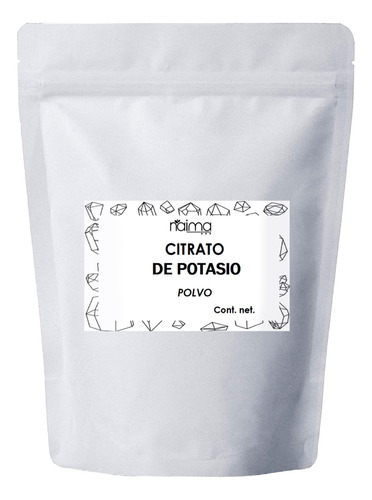  Citrato De Potasio 500 G 100% Puro Sin Sabor