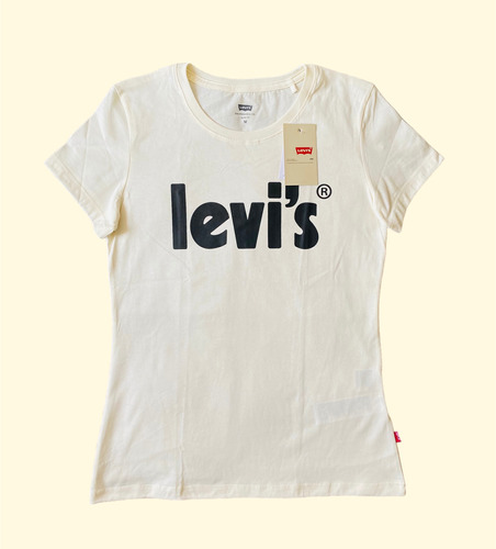 Playera Levi´s Manga Corta Perla Bone Wonder Slim Fit Woman