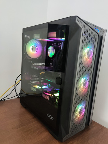 Pc Gamer Ryzen 5600x Rtx 4060ti 32gb Ram Nvme 1tb Fonte 750w