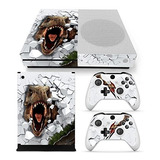 Stiker Para Xbox One Y Controles Estilo Dinosaurio T-rex