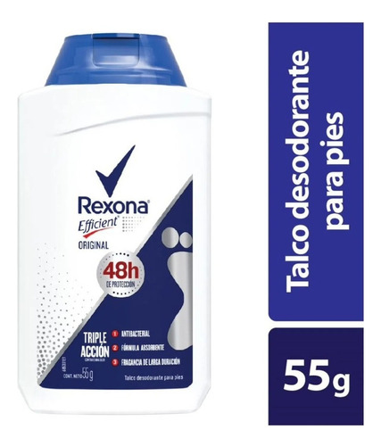 Talco Desodorante Pies Rexona - g a $126