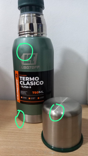 Termo Acero Inoxidable Lusqtoff 750 Ml Frio Calor Outlet