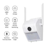 Câmera Ip Wifi Lâmpada Led Espiã De Parede Full Hd Ip66 V380