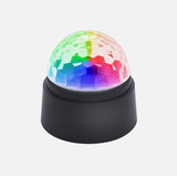 Luz Led Bola Micro Magica Fiesta Multicolor Rotativa Pila Aa