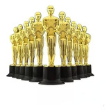 10 Oscar Estatuilla Trofeo Premio Hollywod Plástico Dorada