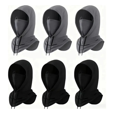 6pzs Pasamontañas Balaclava Moda Con Capucha Protección Sol.pasamontañas Balaclava Tactico Moda Para Moto,ciclismo,senderismo,correr,deportes,pesca,conducir,béisbol, Esquí,etc. | MercadoLibre