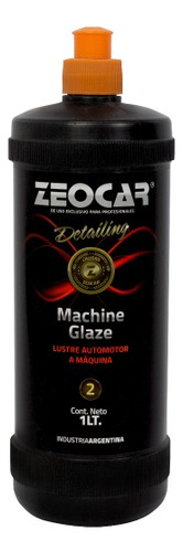 Zeocar Pasta De Pulir Paso 2 Machine Glaze -detailing- X 1 L