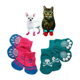  Calzado Medias Mascotas Calcetines Antideslizantes Medium