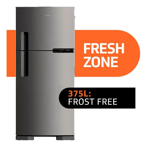 Geladeira/refrigerador Brastemp Duplex 375l Brm44hk, Inox