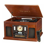 Victrola Navigator 8 En 1 Classic - Reproductor De Discos Bl