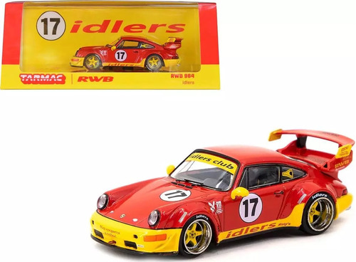 Tarmac Works Hobby64 Porsche Rwb 964 Idlers 1/64 C/acrilico