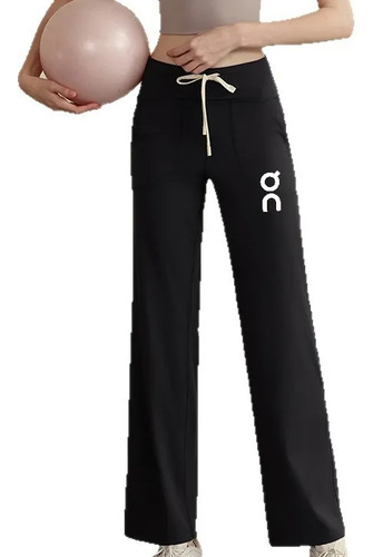 Pantalones Anchos De Cintura Alta Para Correr
