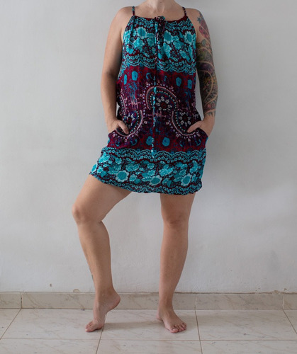 Vestido Hindú Enterizo Con Falda Chill Out 