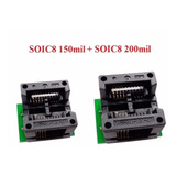 Adaptador Eprom Soic8 Sop8 Dip8 Smd 200mil 208mil + 150mil