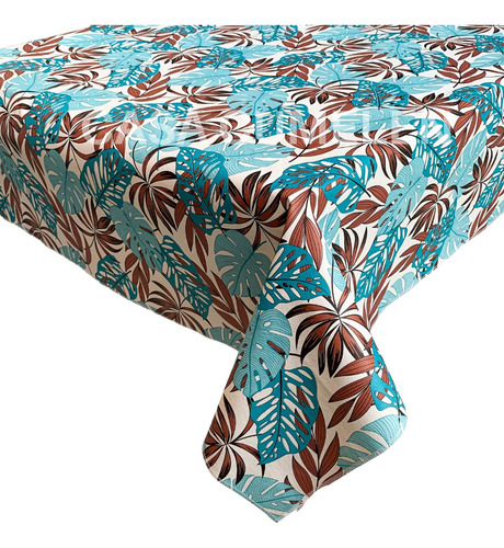 Mantel De Ecocuero Estampado Impermeable 2,00m X 1,40m