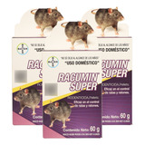 Veneno Para Ratas Ratones Roedores Racumin Super Pellets 3pz