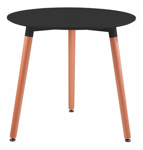 Mesa Eames Redonda Patas Madera