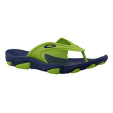 Chinelo Masculino Oakley Titan Dark Blue Original Lancamento