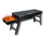 Parrillera Para Asado Plegable Portatil Xl 60x22x33 