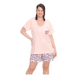 Pijama Talle Grande De Mujer Verano 605