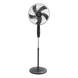 Ventilador De Pie Liliana Vpd18r Negro Con 5 Palas 18 220 v Diámetro 18