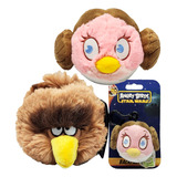 Angry Birds Leia Chewbacca Peluche 9 Cm Star Wars Outlet