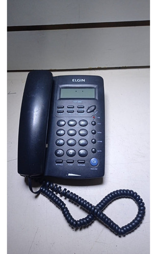 Telefone Fixo Elgin Tcf 3000 Preto