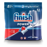 Finish Power  62ct  Dishwasher Detergent Powerball  Tablets