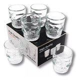 Set X 6 Vasos Whiskeros Calavera 290 Ml Licor Whisky Copas 