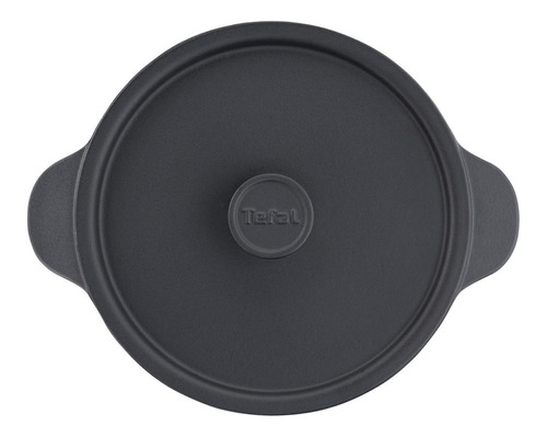 Olla Tefal Hierro Fundido/antiadherente 24cm +tapa Tradition Color Negro