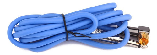 Cable Rca Para Máquina De Tatuar Silicon Reforzado 90° Color Azul