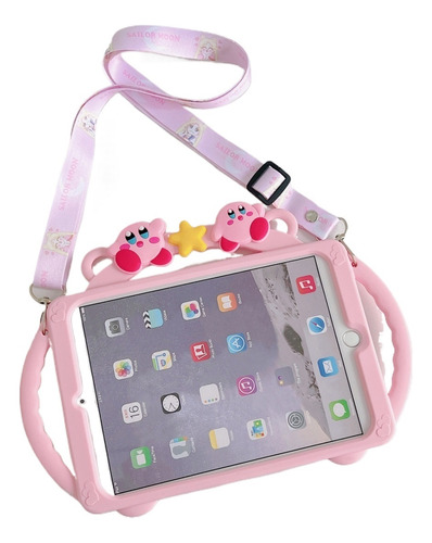 Pink Cartoon Tablet Phone Case For Huawei Matepad