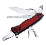 Navaja Victorinox 0.8361.mwc Forester 10 Usos Made In Swiss Color Rojo