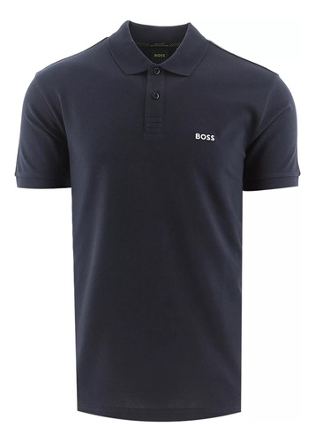 Playera Polo Hugo Boss Cuello Rayas De Algodón Corte Regular