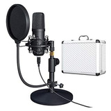 Kit De Microfono Usb 192khz / 24bit Con Organizador 
