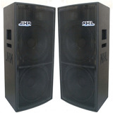 Caixa Ativa + Passiva 2x15 +ti  1600w Nhl Pro Sound Full Range 2 Woofers 15 Polegadas + Driver Titanio Amplificada 