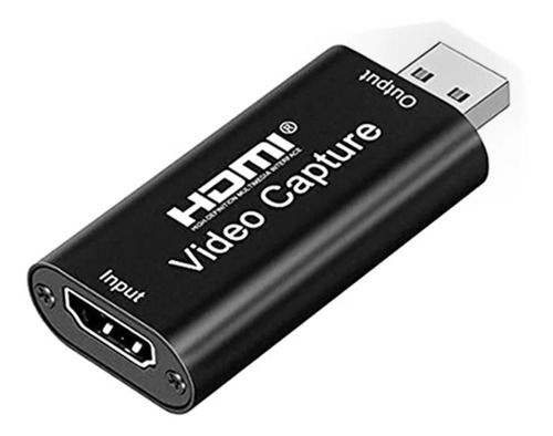 Capturadora Video Hdmi Usb Soporta 1080p Y 4k Obs Vlc Amcap