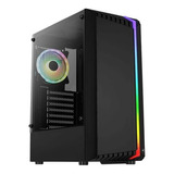 Caja Chasis Gabinete Gamer Aerocool Bionic Rgb Negro 2 Fan