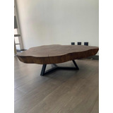 Mesa De Centro O Comedor De Nogal Americano Sólido 4p 120cm