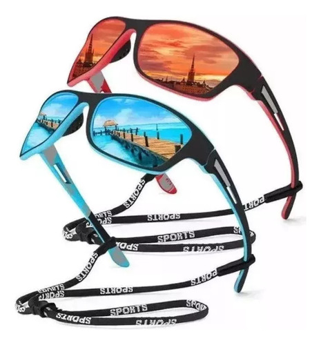 Gafas Sol Hombre Polarizadas Pesca Viajes Conducción 2 Pcs