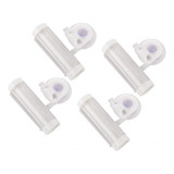 4pcs / Set Mini Exprimidor De De Para Instalar Blanco