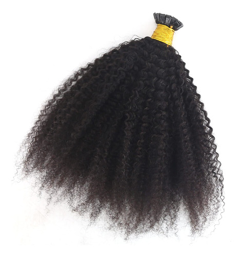 Zigzag Hair Extensiones De Cabello Humano Afro Rizado Con P.