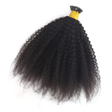 Zigzag Hair Extensiones De Cabello Humano Afro Rizado Con P.
