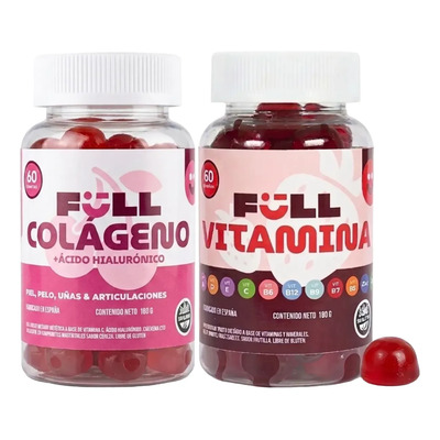 Full Vitamina + Full Colágeno Ácido Hialurónico 120 Gomitas | Envío gratis